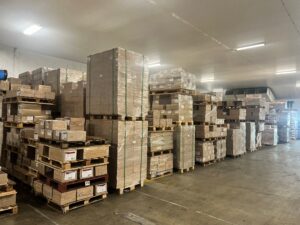 Warehouse fully stocked